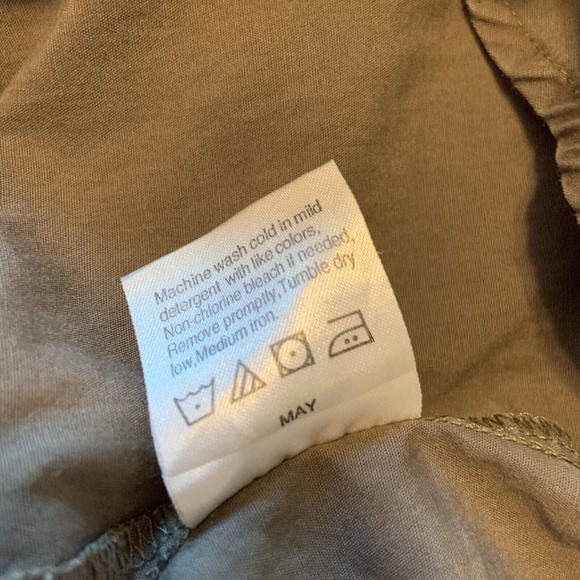 Columbia Men's Short Sleeved Solid Button Down Shirt Green Size XL - Picture 14 of 14